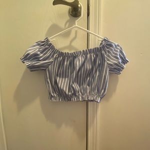 Stripe crop top